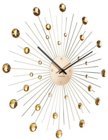 Orologio di colore oro, ø 50 cm Sunburst - Karlsson