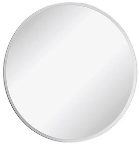 Specchio bagno tondo 50 cm a filo con bisellatura su bordo 2,5 cm