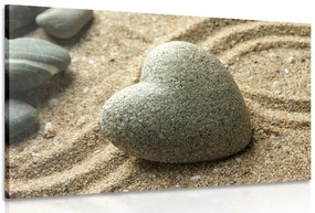 Quadro su tela – Cuore di pietra