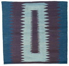 Kilim Tappeto persiano 80x90 Blu (Iran) Tessuto A Mano
