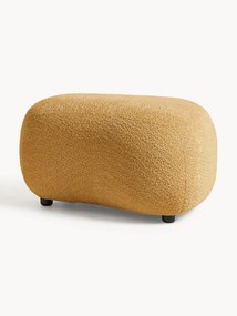 Pouf in teddy-bouclé Alba