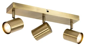 Faretto da Soffitto Smart Bronzo a 3 Luci Regolabile Incl. Wifi GU10 50mm - Jeana