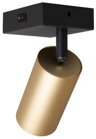 Brilagi - Faretto da parete SELE 1xGU10/30W/230V nero/oro