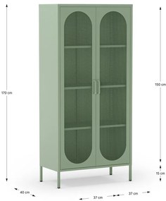 Mobile color menta 80x170 cm Diora - Marckeric