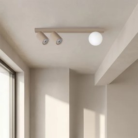 BRILAGI - Faretto SELE BALL 2xGU10/30W/230V + 1xG9/10W beige