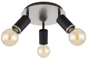 Globo 54032-3B - Luce Spot JOSEBA 3xE27/60W/230V legno nero