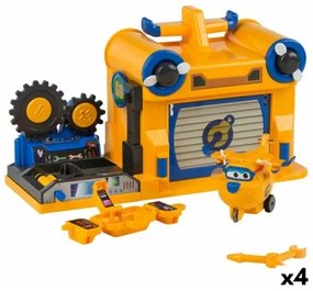 Playset di Veicoli Super Wings Donnie Hangar (4 Unità)