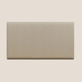Testata pannello a muro grande di varie dimensioni in morbida microfibra smacchiabile T11 beige