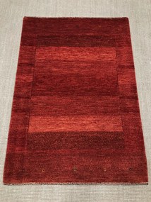 Loribaft Tappeto 80 x 120 Rosso (Iran) Annodato A Mano