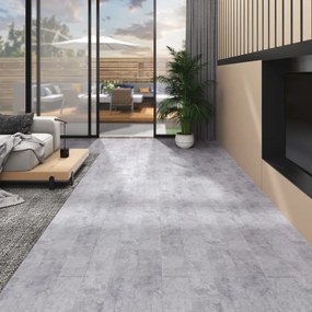 Listoni Pavimento İn Pvc 4,46 M² 3mm Autoadesivi Grigio Cemento /
