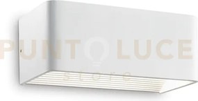 Click applique a parete in alluminio biemissione a led 3000k 12w  1...