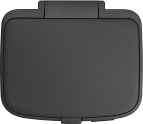 Cestino per la spazzatura grigio scuro in acciaio con pedale 7 l Bo – Brabantia