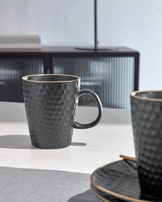 Kave Home - Tazza Manami in ceramica nero