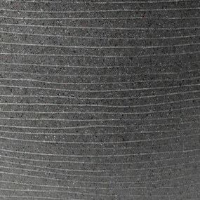 Capi Vaso per Piante Arc Granite Conico Basso 60x48 cm Antracite