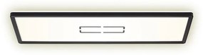Plafoniera LED design Free, nero 20x20 cm