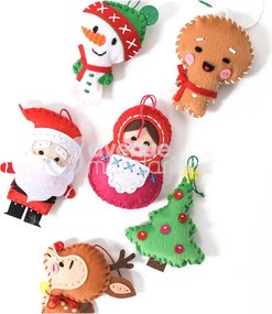 Mini Couz'In - Addobbi natalizi - Cucito per bambini