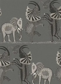 Tapete Safari Dance von Cole & Son - Black/ White