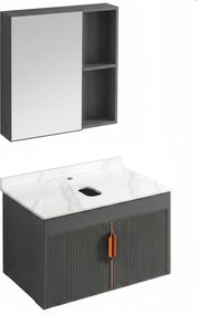 Set di mobili da bagno con top Modo 60cm Grey