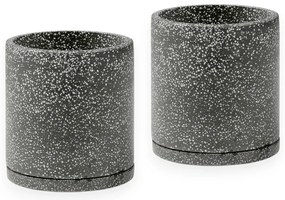 Vasi in cemento in set da 2 pezzi ø 26 cm Terrazzo - Bonami Selection