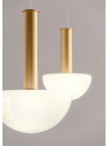 Redo 01-2474 - Lampadario sospeso con cavo LUMIEN 1xG9/10W/230V Ø 13 cm oro/bianco