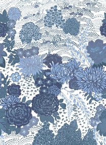 Coordonne Tapete Maria Luisa - Indigo