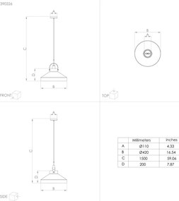 Eglo 390226 - Lampadario a sospensione con filo ESTEPONA 1xE27/40W/230V grigio