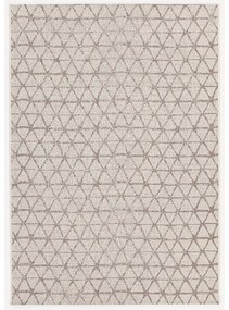 Tappeto Veranda A geometrico beige chiaro, L 190 x L 133 cm