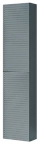 Colonna per mobile bagno Pixel Stripes 2 ante P 27 x L 30 x H 160 cm laccato opaco indaco