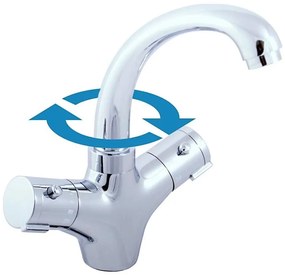 RAV Slezák TRM26.0 - Miscelatore termostatico per lavabo TERMO 23,5 cm cromo lucido