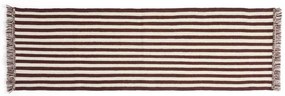 Stripes and Stripes Wool Rug 200x60 Cream - HAY