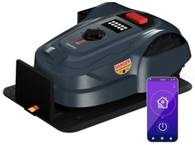 blumfeldt GrassConnect - Robot tosaerba | Cura del prato fino a 1.000 m² | Controllo tramite app