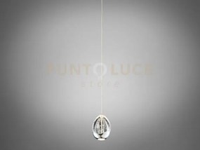 Pendente golden egg, led 4,8w, 680lm 3000k, cromo, dia.12 h4m senza...
