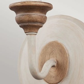 Feiss FE-HARTSVILLE1 - Applique da parete HARTSVILLE 1xE14/40W/230V beige/marrone