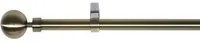 Kit bastone per tenda estensibile da 160 a 300 cm Palla in ferro verniciato verde Ø 19 mm INSPIRE