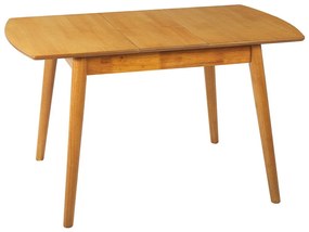Tavolo da pranzo estensibile legno chiaro 100/130 x 80 cm TOMS Beliani