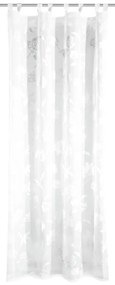 Tenda sottile bianca in voile 135x245 cm Flowers – Sehlbach