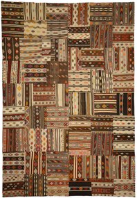Patchwork Tappeto orientale 420 x 290 Beige (Afghanistan) Annodato A Mano