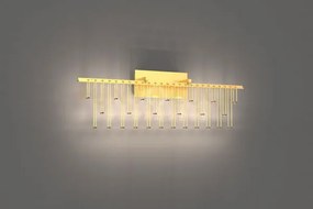 Lampada da parete scintilla, cromo nero, led 9 w, lumen 765 3000k, ...