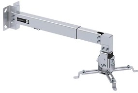 CONNECT IT CMF-7020-SL - Supporto da parete per proiettore argento