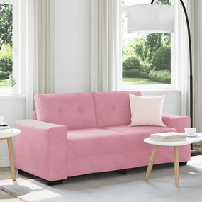 Divano Divanetto Rosa 140 Cm İn Velluto /