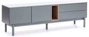 Tavolo TV blu-grigio 180x56 cm Corvo - Teulat