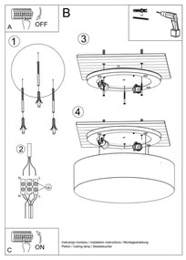 Applique ARENA 1xE27/60W/230V grigia