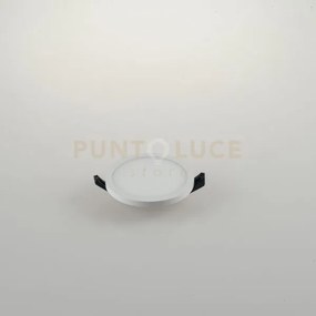 Incasso led plus bianco 8w 780lm 4000k ip44 10x2,5cm