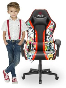 Sedia da gioco per bambini HC - 1005 HERO Graffiti colore chiaro