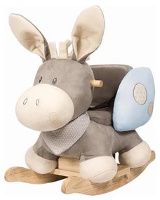 Nattou - Dondolo CAPUCCINO asino blu