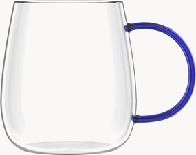 Set di 4 tazze in vetro borosilicato Bolla