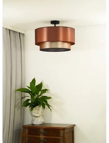 Duolla - Lampadario a plafone COPPER SHINY 1xE27/15W/230V diametro 45 cm rame