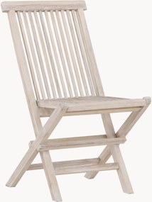 Set di 2 sedie pieghevoli da giardino in legno di teak Kenya
