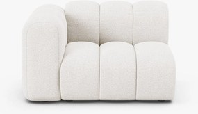 Modulo Lupine 1 posto con bracciolo in bouclé – L115 cm