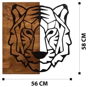 Decorazione da muro 56x58 cm tigre